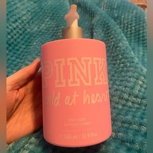 Pink wild at heart lotion.
